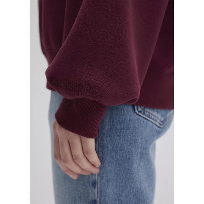 Mavi 1610198-70415 Bisiklet Yaka Bordo Basic Sweatshirt