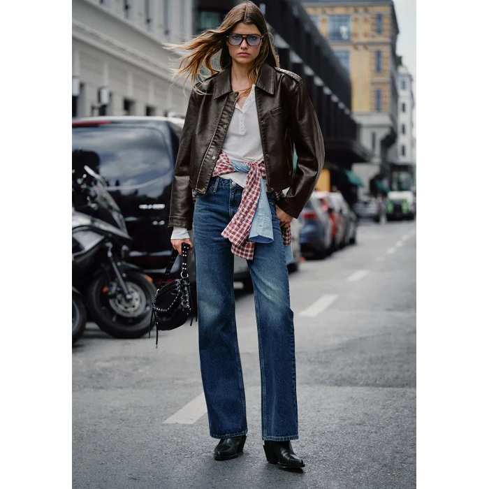 Mavi 101072-90539 Victoria Classic Denim Gölgeli Koyu Mavi Jean Pantolon