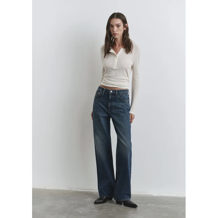 Mavi 101072-90539 Victoria Classic Denim Gölgeli Koyu Mavi Jean Pantolon