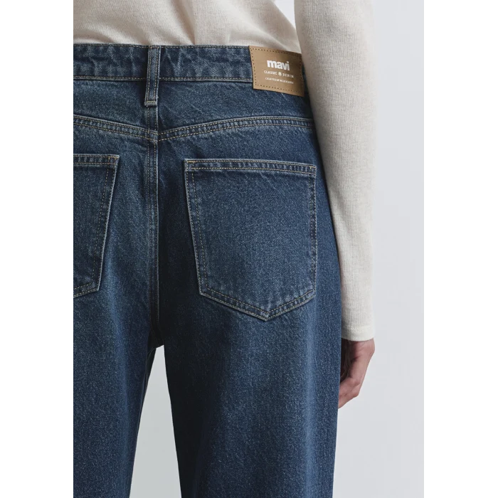 Mavi 101072-90539 Victoria Classic Denim Gölgeli Koyu Mavi Jean Pantolon