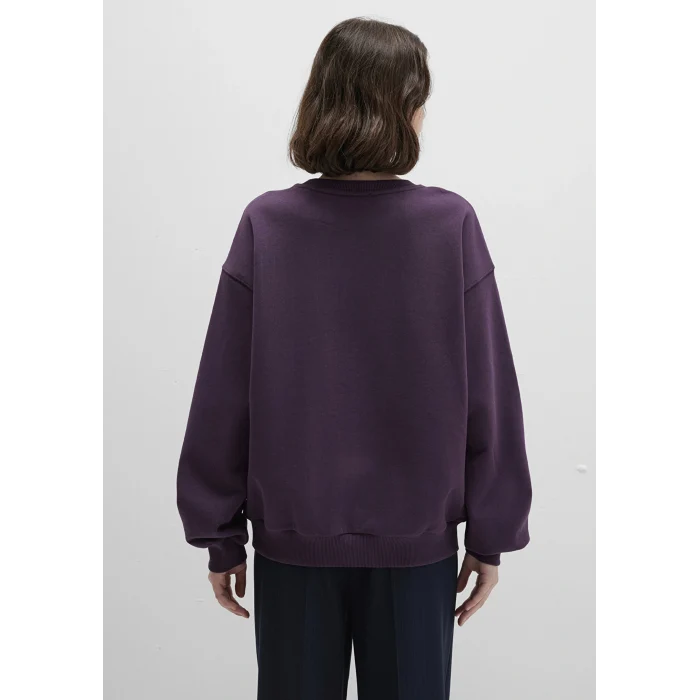 Mavi 1S10372-70635 Mavi Logo Baskılı Mor Sweatshirt