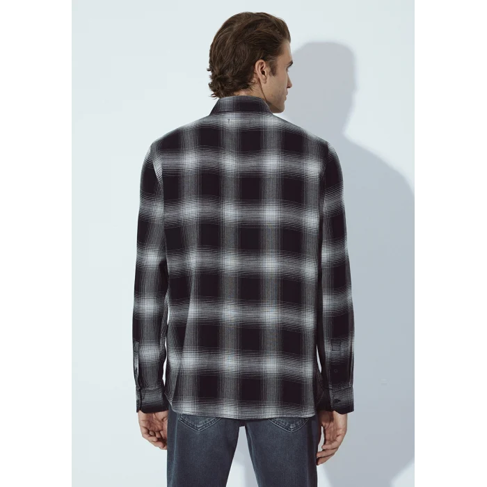 Mavi 0211770-91367 Kareli Siyah Gömlek