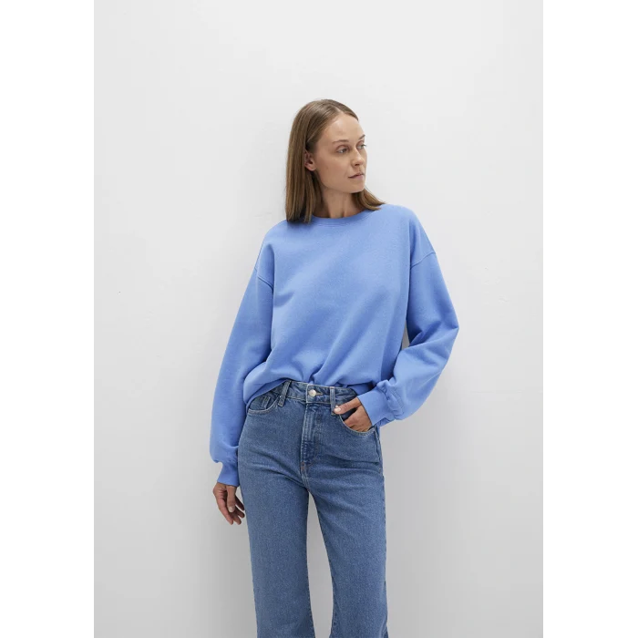 Mavi 1610198-70790 Bisiklet Yaka Mavi Basic Sweatshirt