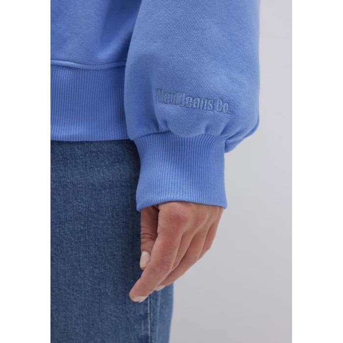 Mavi 1610198-70790 Bisiklet Yaka Mavi Basic Sweatshirt