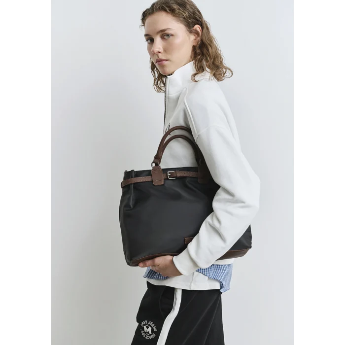 Mavi 1S10373-70057 Mavi Logo Baskılı Yarı Fermuarlı Ekru Sweatshirt