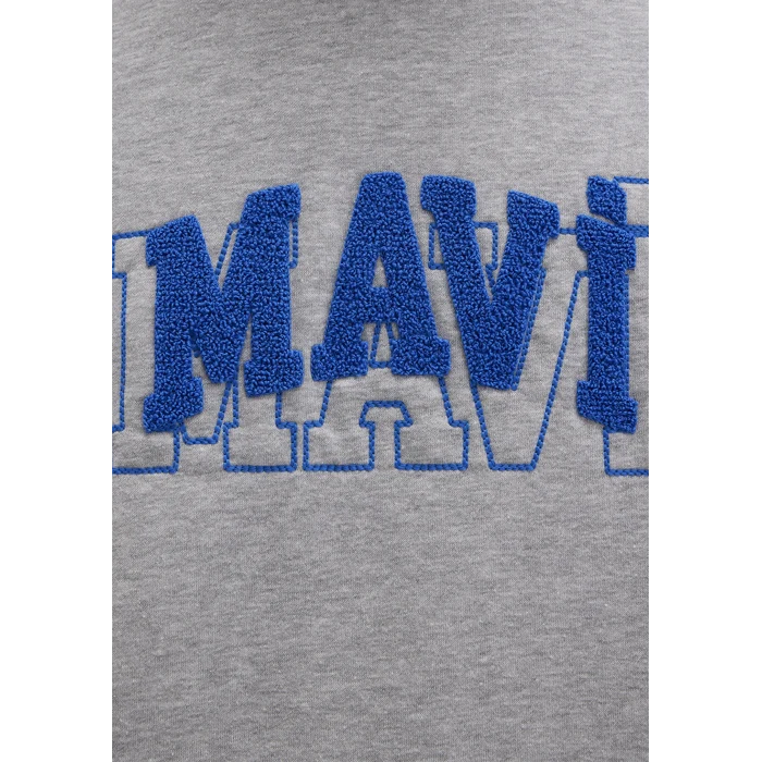Mavi 0S10413-80018 Mavi Logo Gri Sweatshirt