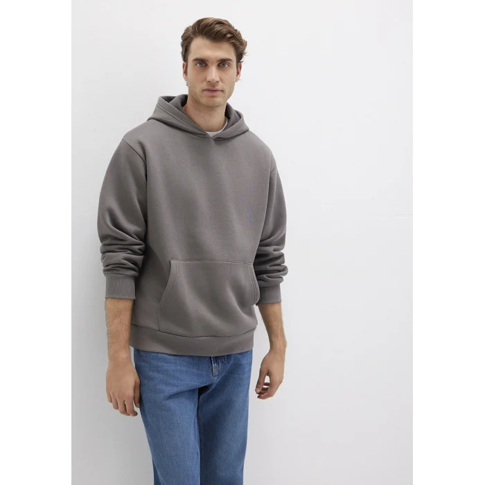 Mavi 0S10275-70096 Kapüşonlu Antrasit Basic Sweatshirt
