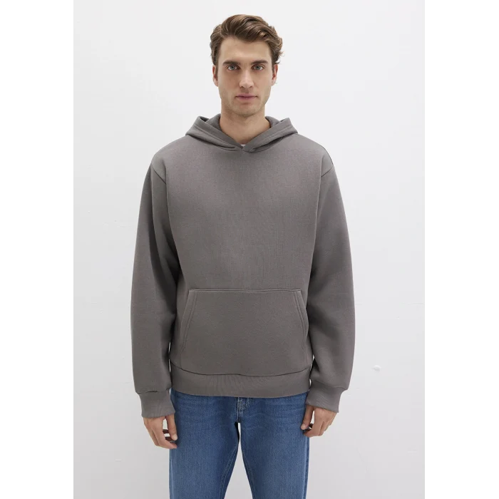 Mavi 0S10275-70096 Kapüşonlu Antrasit Basic Sweatshirt