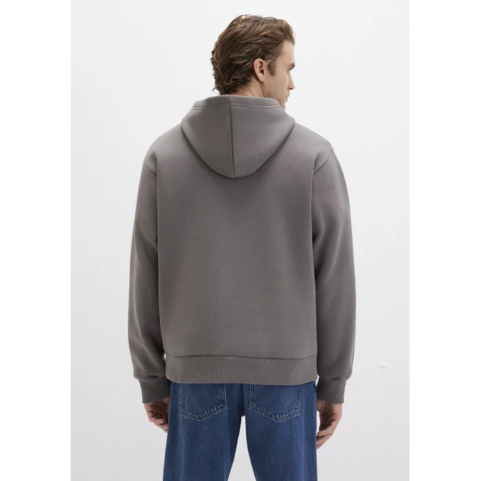Mavi 0S10275-70096 Kapüşonlu Antrasit Basic Sweatshirt