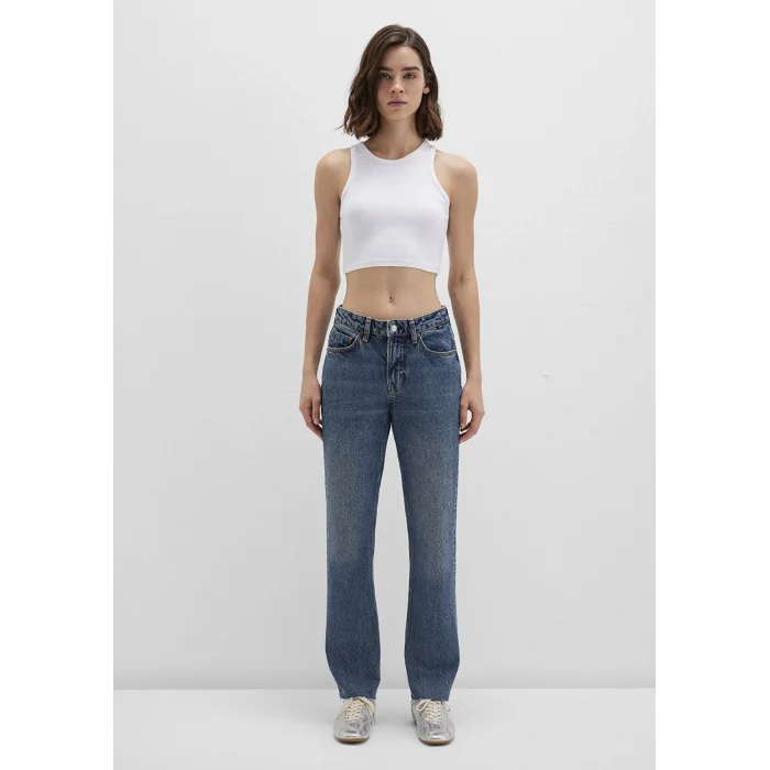 Mavi 101441-88581 New York Classic Denim Puslu Koyu Mavi Jean Pantolon