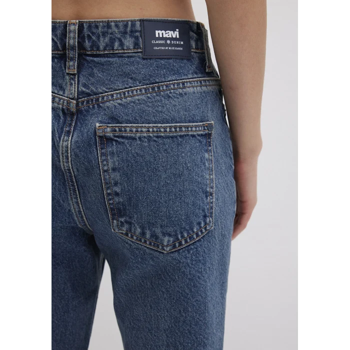 Mavi 101441-88581 New York Classic Denim Puslu Koyu Mavi Jean Pantolon