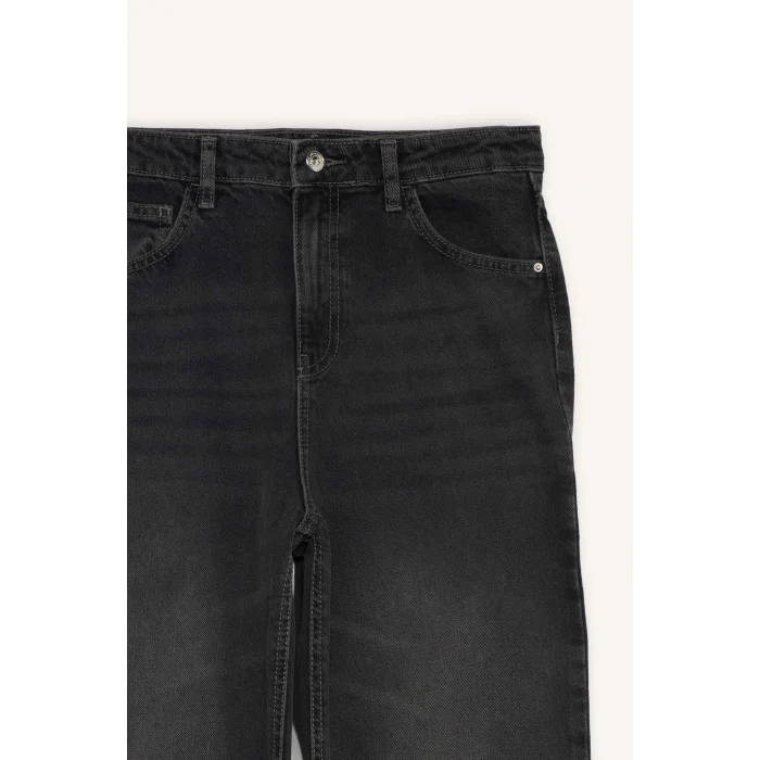 Defacto F2943AXNM36 DENIM 90s Wide Leg Yüksek Bel Uzun Jean Pantolon