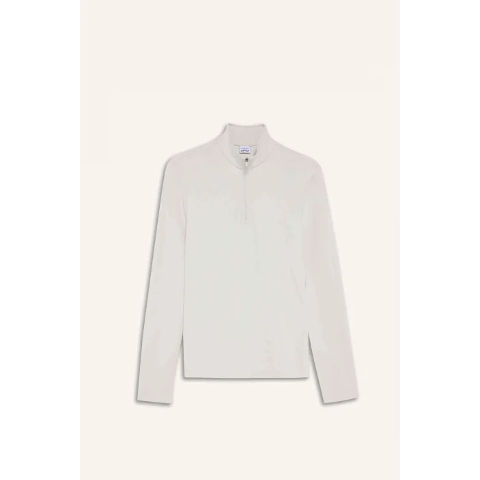 Defacto F1687AXBG721 Bej DeFactoFit Standart Fit Dik Yaka Fermuarlı Sporcu Sweatshirt