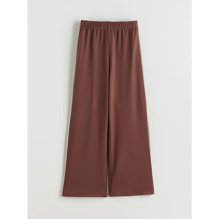 LCW Kids Bordo Polo Yaka Kız Çocuk Sweatshirt ve Eşofman Alt