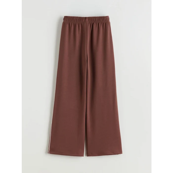 LCW Kids Bordo Polo Yaka Kız Çocuk Sweatshirt ve Eşofman Alt