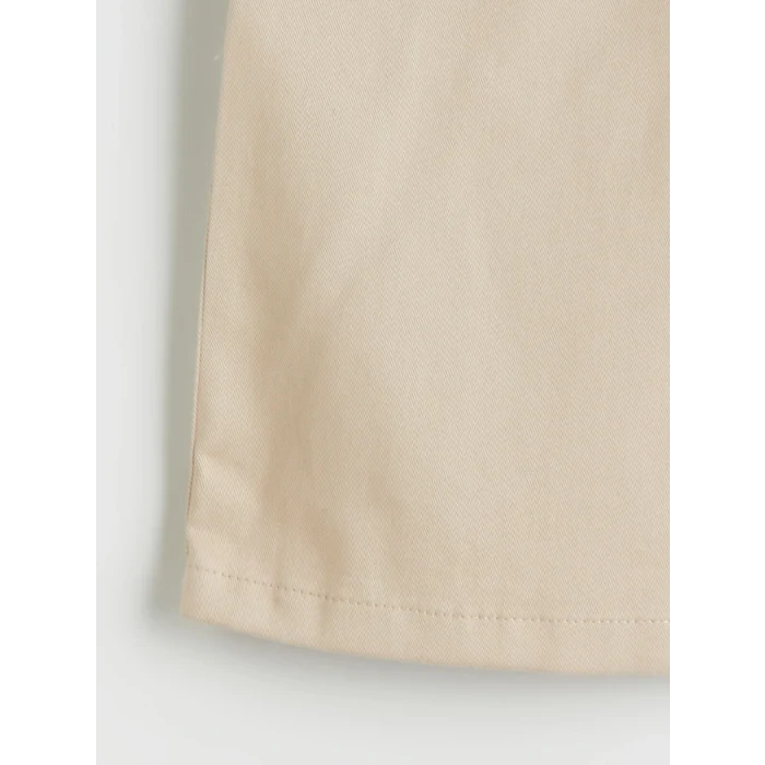 LCW Kids Bej Wideleg Kız Çocuk Kargo Pantolon