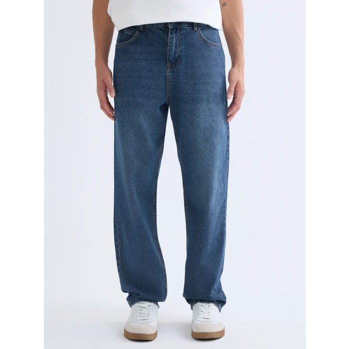 LCW Jeans İndigo Baggy Fit Erkek Jean Pantolon