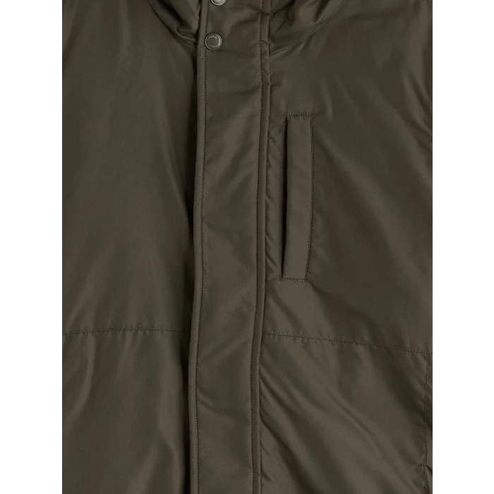 LCW Kids Haki Kapüşonlu Erkek Çocuk Mont