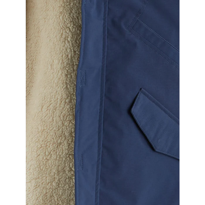 LCW Kids Lacivert Kapüşonlu Astarlı Erkek Çocuk Mont