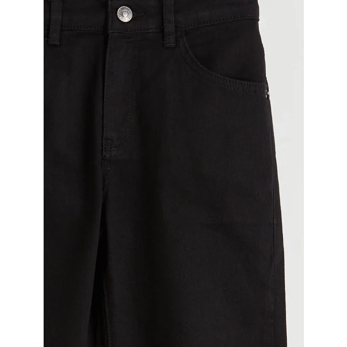 LCW Kids Siyah Regular Fit Erkek Çocuk Jean Pantolon