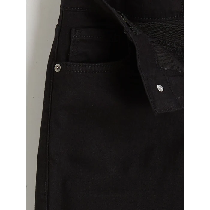 LCW Kids Siyah Regular Fit Erkek Çocuk Jean Pantolon