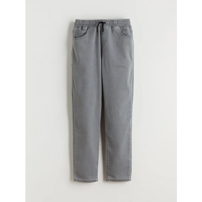 LCW Kids Gri Slim Fit Erkek Çocuk Jean Pantolon