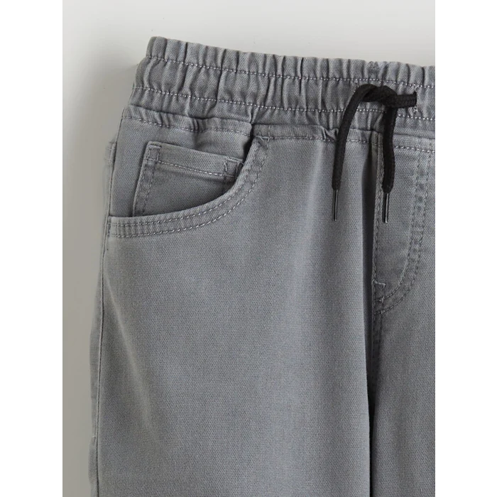 LCW Kids Gri Slim Fit Erkek Çocuk Jean Pantolon