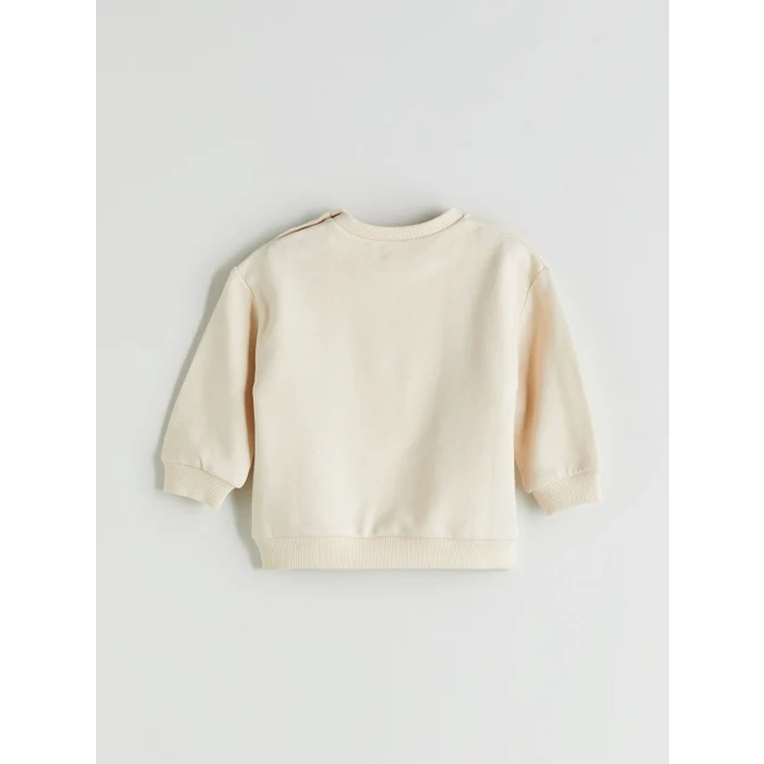 LCW baby Bej Ayı Baskılı Erkek Bebek Eşofman Takımı