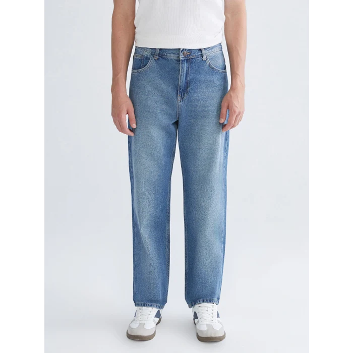 LCW Jeans İndigo Baggy Fit Erkek Jean Pantolon