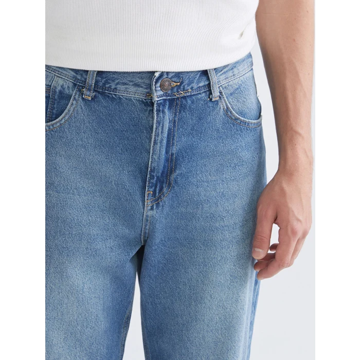 LCW Jeans İndigo Baggy Fit Erkek Jean Pantolon