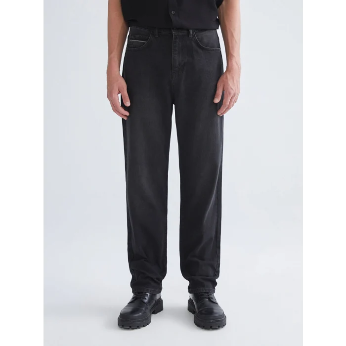 LCW Jeans Siyah Baggy Fit Erkek Jean Pantolon