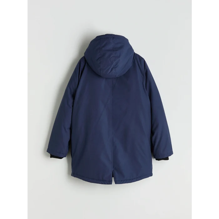 LCW Kids Lacivert Kapüşonlu Erkek Çocuk Mont