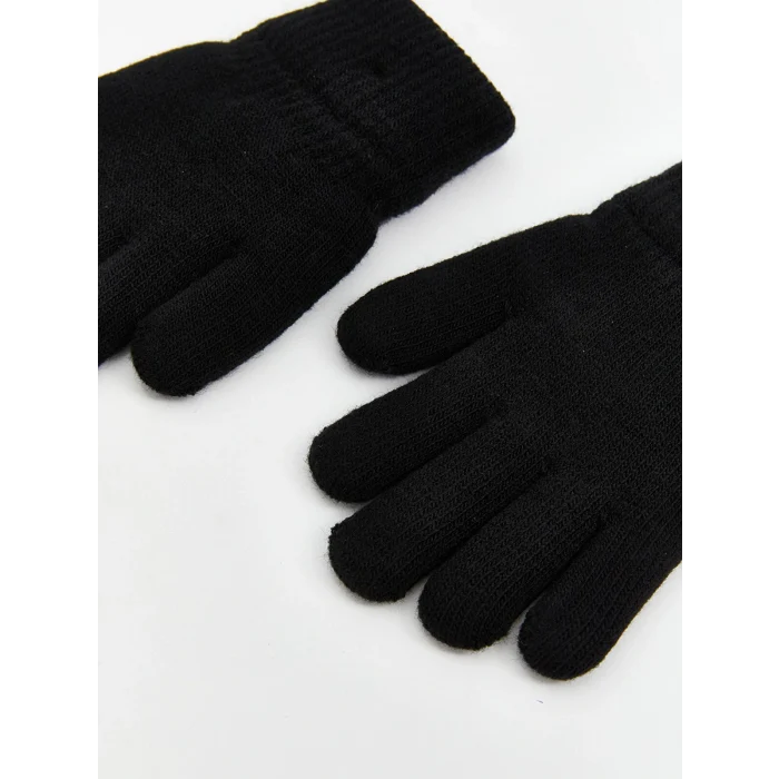 LCW ACCESSORIES Siyah Basic Erkek Çocuk Triko Eldiven