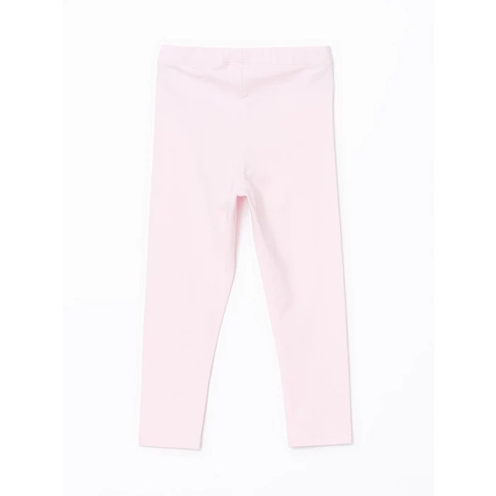 LCW Kids Pembe Beli Lastikli Basic Kız Çocuk Tayt