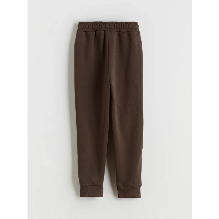 LCW Kids Kahverengi Baskılı Erkek Çocuk Kalın Jogger Eşofman Altı
