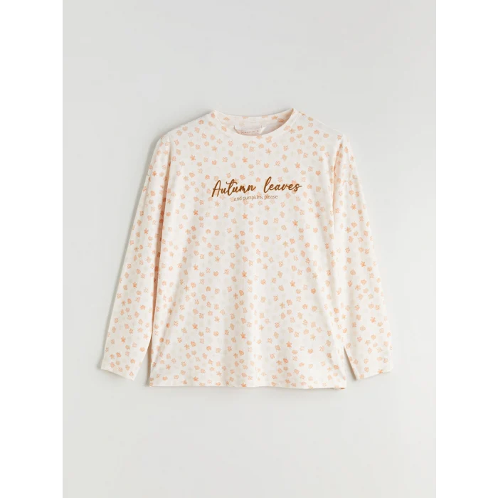 LCW DREAM Pembe Bisiklet Yaka Çiçekli Kadın Pijama Takımı