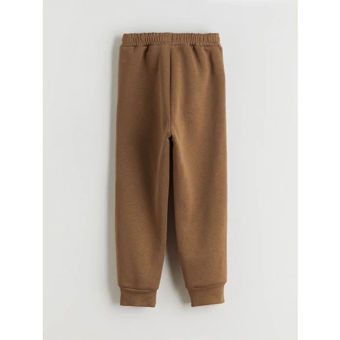 LCW Kids Beyaz Bisiklet Yaka Erkek Çocuk Sweatshirt ve Eşofman Alt