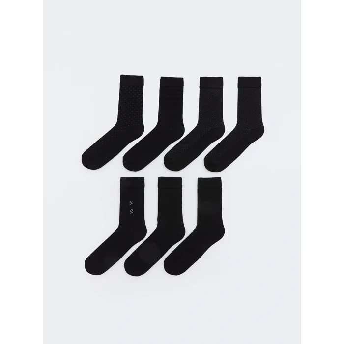 LCW ACCESSORIES Karışık Desenli Erkek Soket Çorap 7li