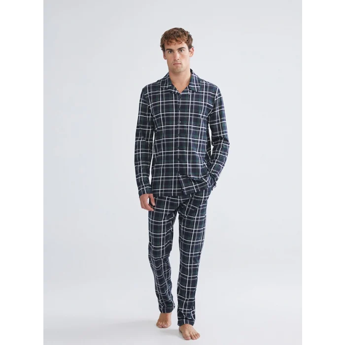 LC WAIKIKI Lacivert Standart Kalıp Erkek Pijama Takımı