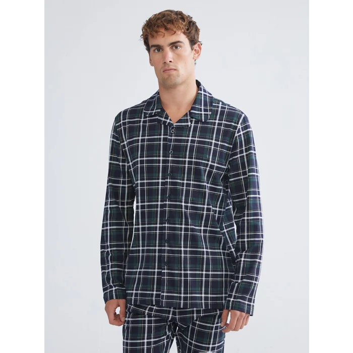 LC WAIKIKI Lacivert Standart Kalıp Erkek Pijama Takımı