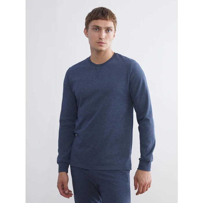 LC WAIKIKI Mavi Standart Kalıp Erkek Pijama Takımı