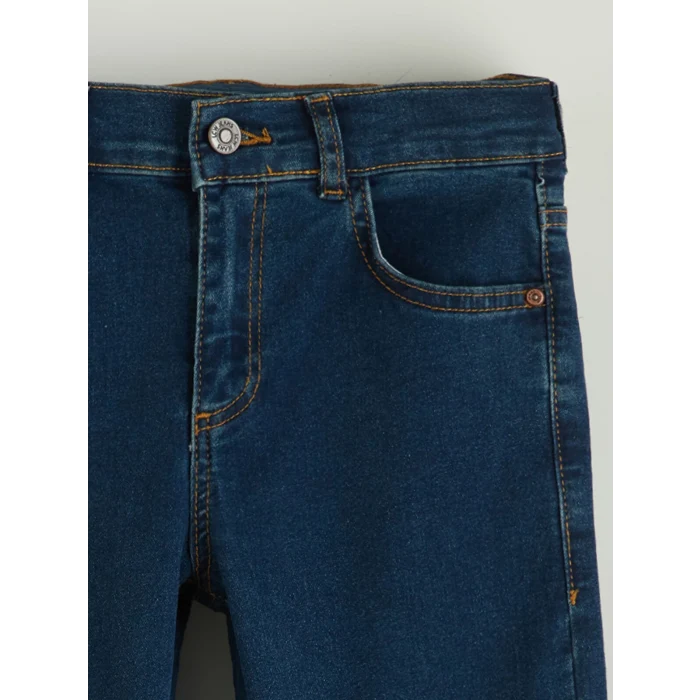 LCW Kids İndigo Slim Fit Erkek Çocuk Jean Pantolon