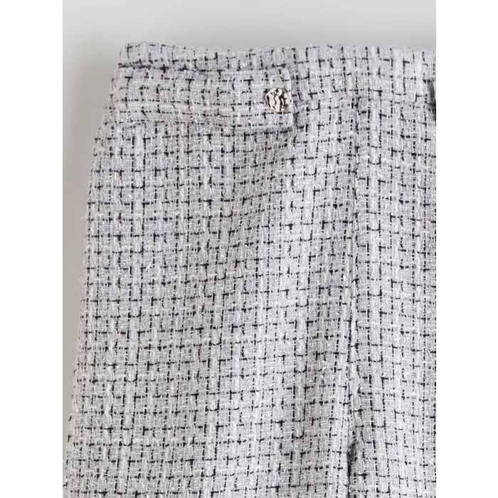 LCW Kids Gri Beli Lastikli Tüvit Kız Çocuk Pantolon