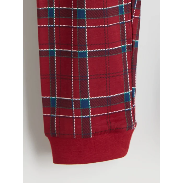 LCW Kids Ekru Teddy Ayı Baskılı Kız Çocuk Pijama Takımı