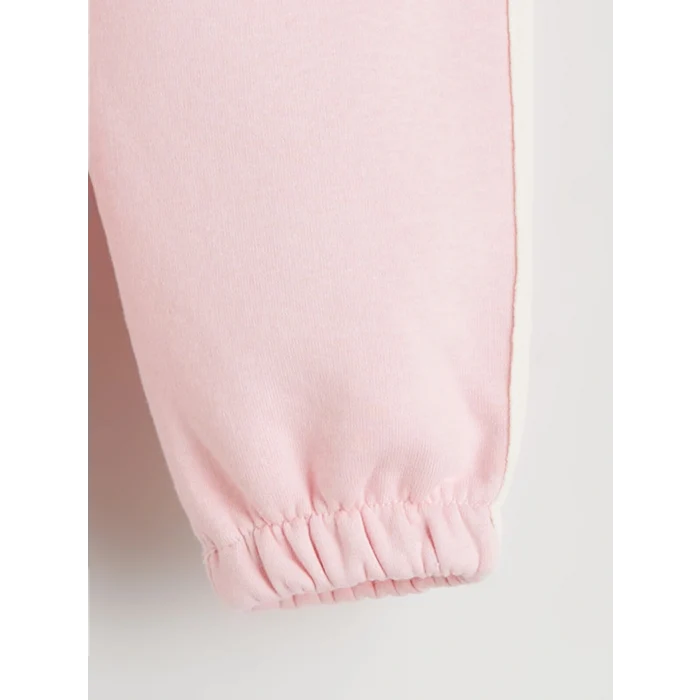 LCW Kids Pembe Bisiklet Yaka Kız Çocuk Takım 3lü