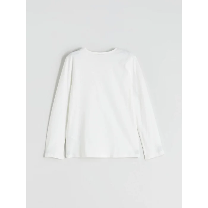 LCW Kids Bej Bisiklet Yaka Kız Çocuk Tişört ve Süveter 2li