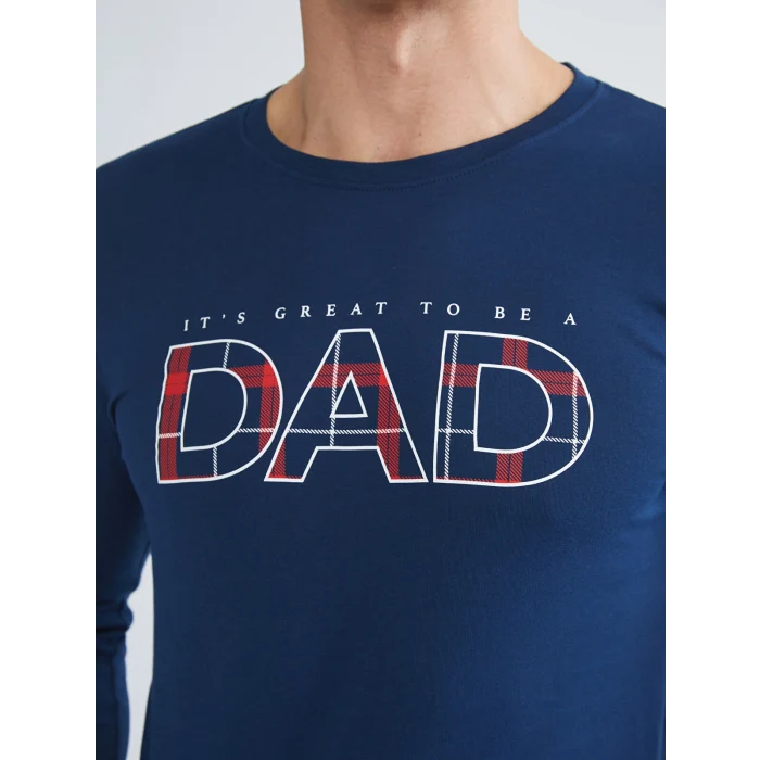 LC WAIKIKI Lacivert Standart Kalıp Erkek Pijama Takımı