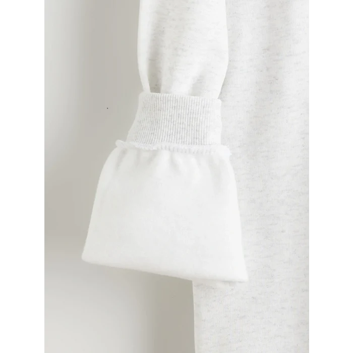 LCW Kids Gri Kapüşonlu Tokyo Baskılı Erkek Çocuk Sweatshirt