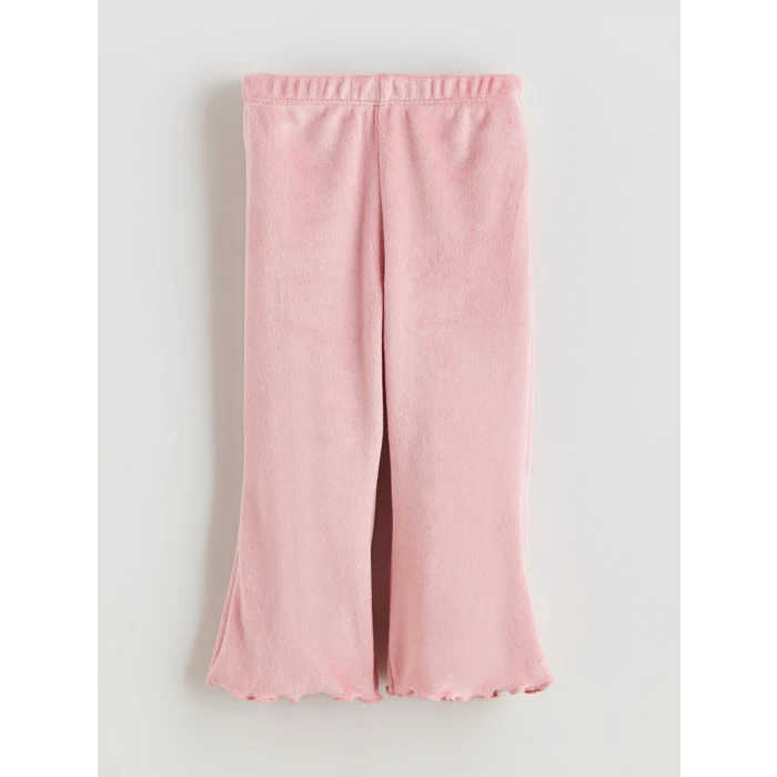 LC WAIKIKI Ekru Kız Bebek Sweatshirt ve Tayt Pantolon 2li