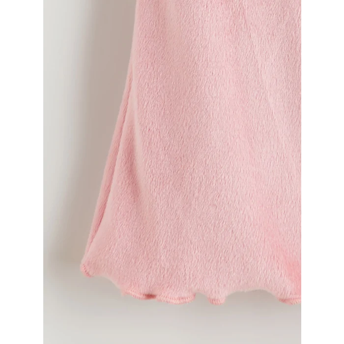 LC WAIKIKI Ekru Kız Bebek Sweatshirt ve Tayt Pantolon 2li